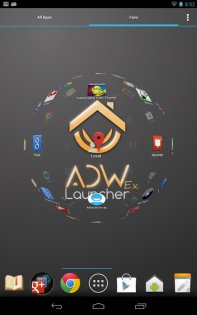 ADWLauncher EX 1.3.4.0. Скриншот 5