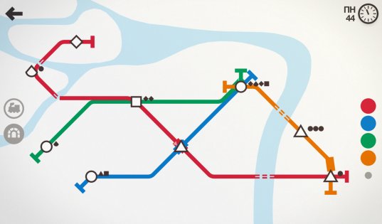 Mini Metro 2.39.0. Скриншот 2