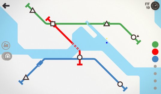 Mini Metro 2.39.0. Скриншот 3