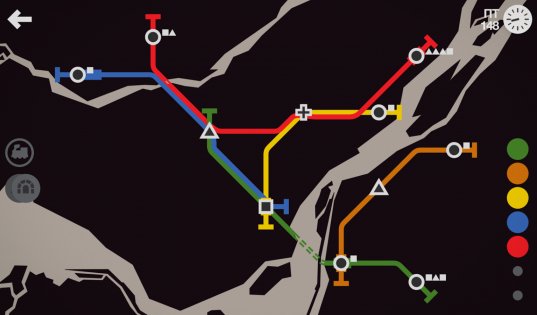 Mini Metro 2.39.0. Скриншот 6