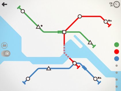 Mini Metro 2.39.0. Скриншот 8