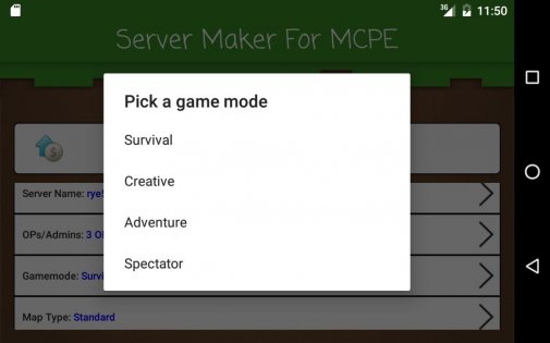 Server Maker for MCPE 1.4.26. Скриншот 10
