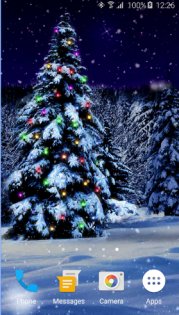 Snowy Christmas Tree 3D LWP 4.0. Скриншот 3