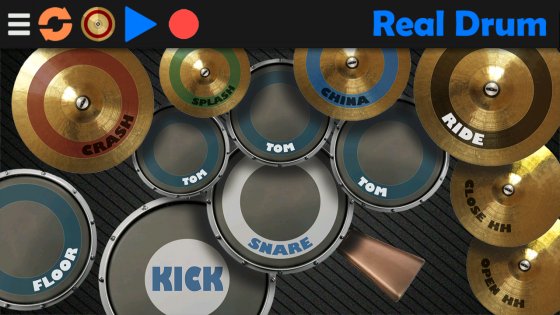 Real Drum 11.10.29. Скриншот 3