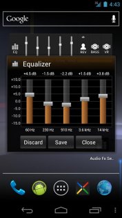 AudioFx Widget 1.1.5. Скриншот 3