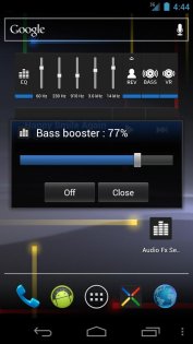 AudioFx Widget 1.1.5. Скриншот 4