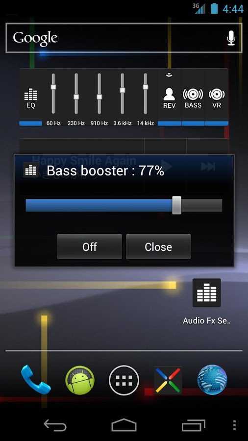 Скачать AudioFx Widget 1.1.5 для Android