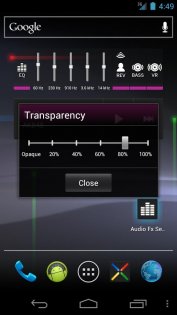 AudioFx Widget 1.1.5. Скриншот 7