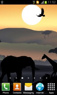 Африканский Закат Живые Обои 1.0.9. Скриншот 1