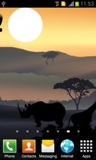 Африканский Закат Живые Обои 1.0.9. Скриншот 3