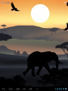 Африканский Закат Живые Обои 1.0.9. Скриншот 6