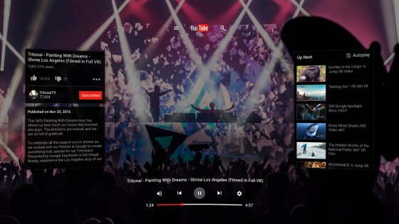 YouTube VR 1.28.63. Скриншот 1