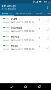 Диспетчер файлов HTC 7.80.991651. Скриншот 1