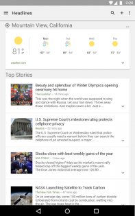 Google Новости и погода 3.5.3. Скриншот 8