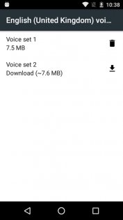 Распознавание и синтез речи от Google 210567453.0. Скриншот 4