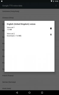 Распознавание и синтез речи от Google 210567453.0. Скриншот 8
