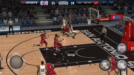 NBA LIVE Mobile Basketball 8.2.06. Скриншот 7