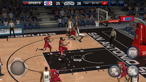 NBA LIVE Mobile Basketball 8.4.02. Скриншот 7