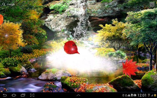 3D Осенний Водопад 1.0.9. Скриншот 6