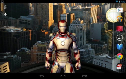 Iron Man 3 Live Wallpaper 1.28. Скриншот 9
