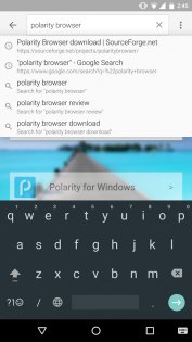 Polarity Browser 5.1.7. Скриншот 7