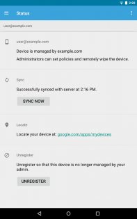 Google Apps Device Policy 17.87.03. Скриншот 6