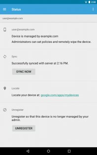 google apps device policy android 13