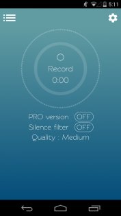 Voice Recorder 3.5.1739. Скриншот 2