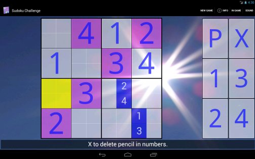 Sudoku Challenge 2.9.3. Скриншот 5