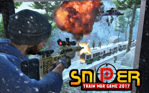 Sniper Train War Game 2017 1.1. Скриншот 1