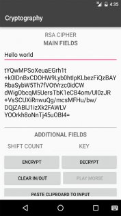 Cryptography – инструмент для шифрования 1.34.0. Скриншот 3