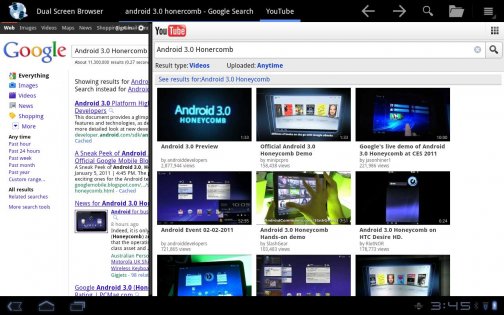 Dual Screen Browser 2.1. Скриншот 2