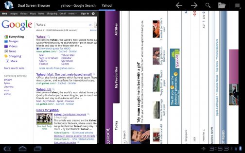 Dual Screen Browser 2.1. Скриншот 3