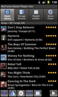 MyTunes Music Player Lite 2.2. Скриншот 3