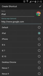 User Agent Switcher 1.6.1. Скриншот 3