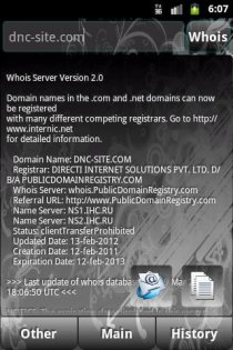 Whois Info 1.0.12. Скриншот 5