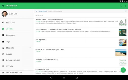 Evernote 10.141.1. Скриншот 10