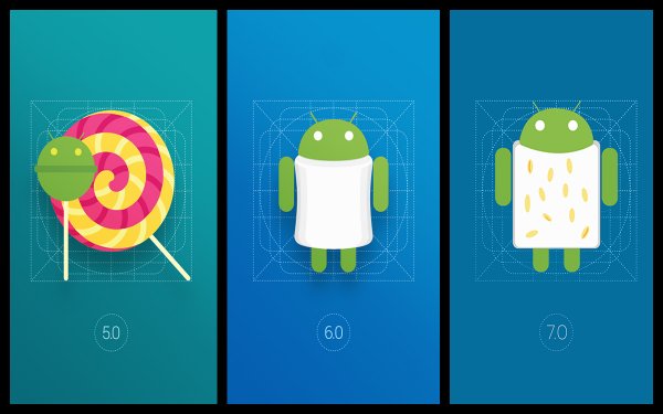 История развития Android (5.0–7.1)
