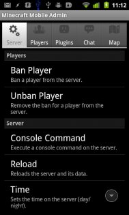 Mobile Admin for Minecraft (Free) 3.2.9. Скриншот 1