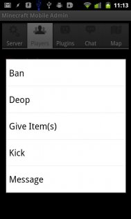 Mobile Admin for Minecraft (Free) 3.2.9. Скриншот 2