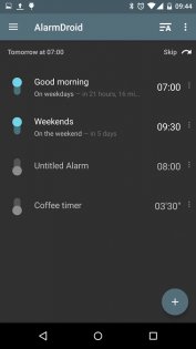 AlarmDroid 2.5.10. Скриншот 2