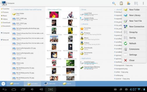 Computer File Explorer 2.5.b142. Скриншот 9