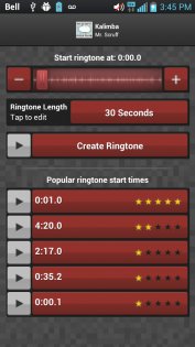 Ringtone Maker 2.1.0. Скриншот 2