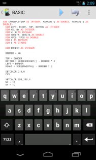 Mobile BASIC 4.12. Скриншот 2