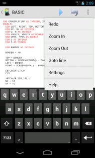 Mobile BASIC 4.12. Скриншот 3