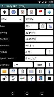 Handy GPS 43.2. Скриншот 2