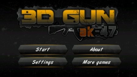 3D Gun AK47  1.00. Скриншот 1