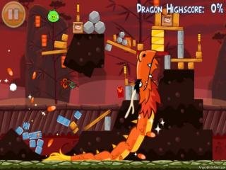 Angry Birds Seasons Year of the Dragon. Скриншот 1