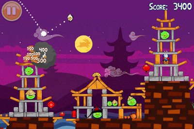 Angry Birds Seasons Moon Festival. Скриншот 3