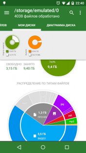 storage analyzer and disk usage android 8